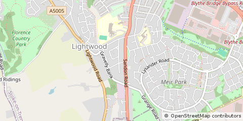 Map of Stoke-on-Trent