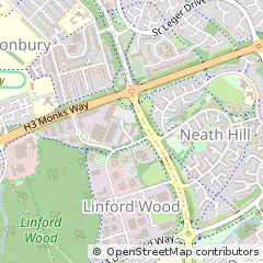 Map of Milton Keynes