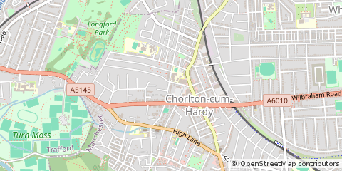 Map of Manchester