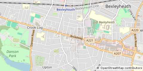 Map of Bexleyheath