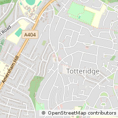 Map of High Wycombe, Buckinghamshire