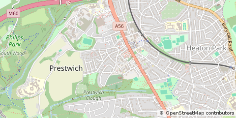 Map of Manchester, Greater Manchester