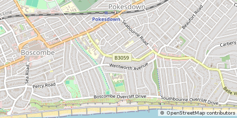 Map of Bournemouth