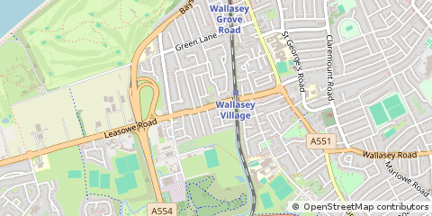 Map of Wirral