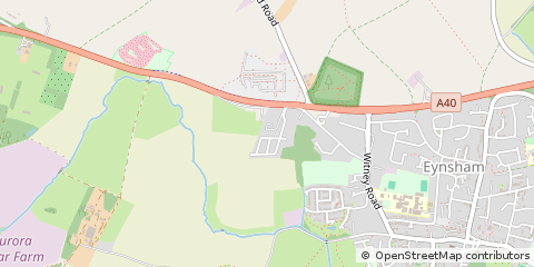 Map of Eynsham, Oxfordshire