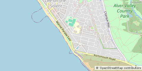 Map of LEE-on-the-Solent