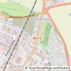 Map of Shrewsbury, Shropshire