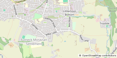 Map of Pudsey