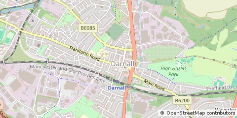 Map of Sheffield