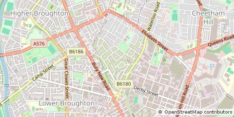 Map of Manchester