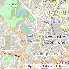 Map of Newcastle Upon Tyne