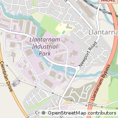 Map of Llantarnam Industrial Park
