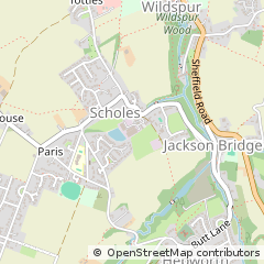 Map of Holmfirth, West Yorkshire