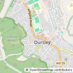 Map of Dursley, Gloucestershire
