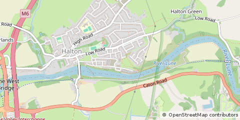 Map of Halton, Lancashire