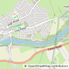 Map of Halton, Lancashire