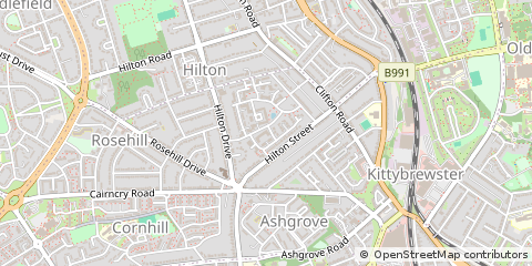Map of Aberdeen