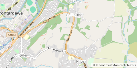 Map of Swansea