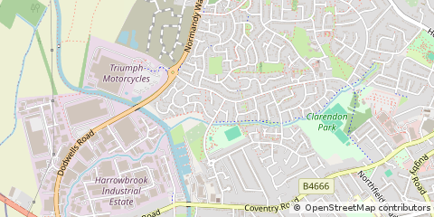 Map of Hinckley