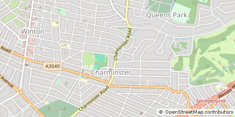 Map of Bournemouth