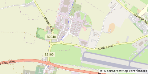 Map of Ramsgate, Kent