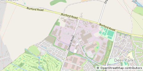 Map of Witney, Oxfordshire