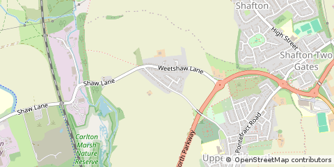 Map of Barnsley, South Yorkshire