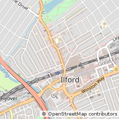 Map of Ilford, Essex