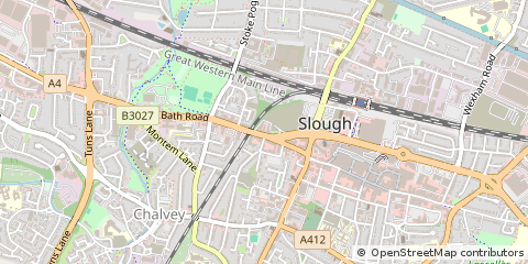 Map of Slough