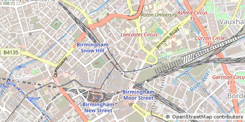 Map of Birmingham