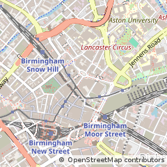 Map of Birmingham