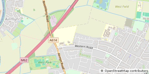 Map of Goole, West Yorkshire