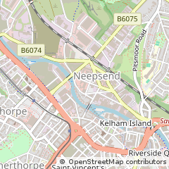 Map of Sheffield