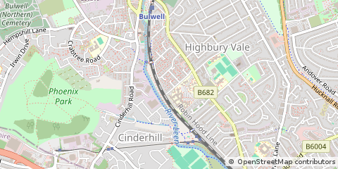 Map of Nottingham