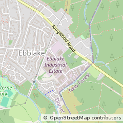Map of Verwood, Dorset