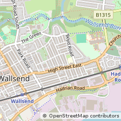Map of Wallsend