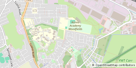 Map of Doncaster, South Yorkshire