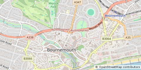 Map of Bournemouth