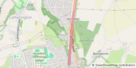 Map of Waterlooville, Hampshire