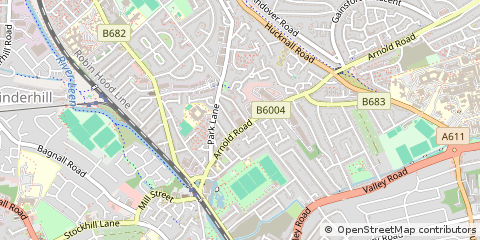 Map of Nottingham