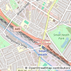 Map of Birmingham, West Midlands