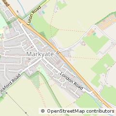 Map of ST. Albans, Hertfordshire