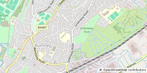 Map of Cardiff