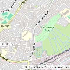 Map of Cardiff