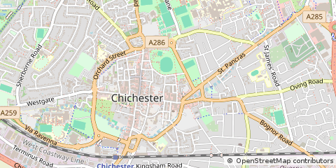 Map of Chichester