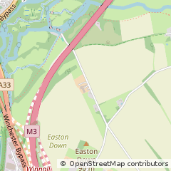 Map of Winchester, Hampshire