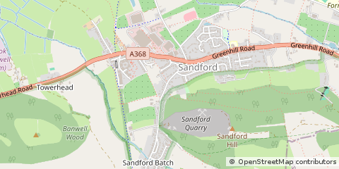 Map of Winscombe