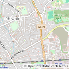 Map of Cardiff