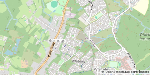 Map of Fareham