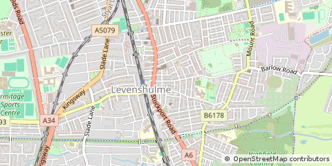Map of Manchester